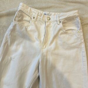 ZARA White Jeans